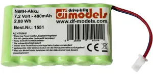 DF-Models NiMH-Akku 7,2 Volt 400 mAh - 1551